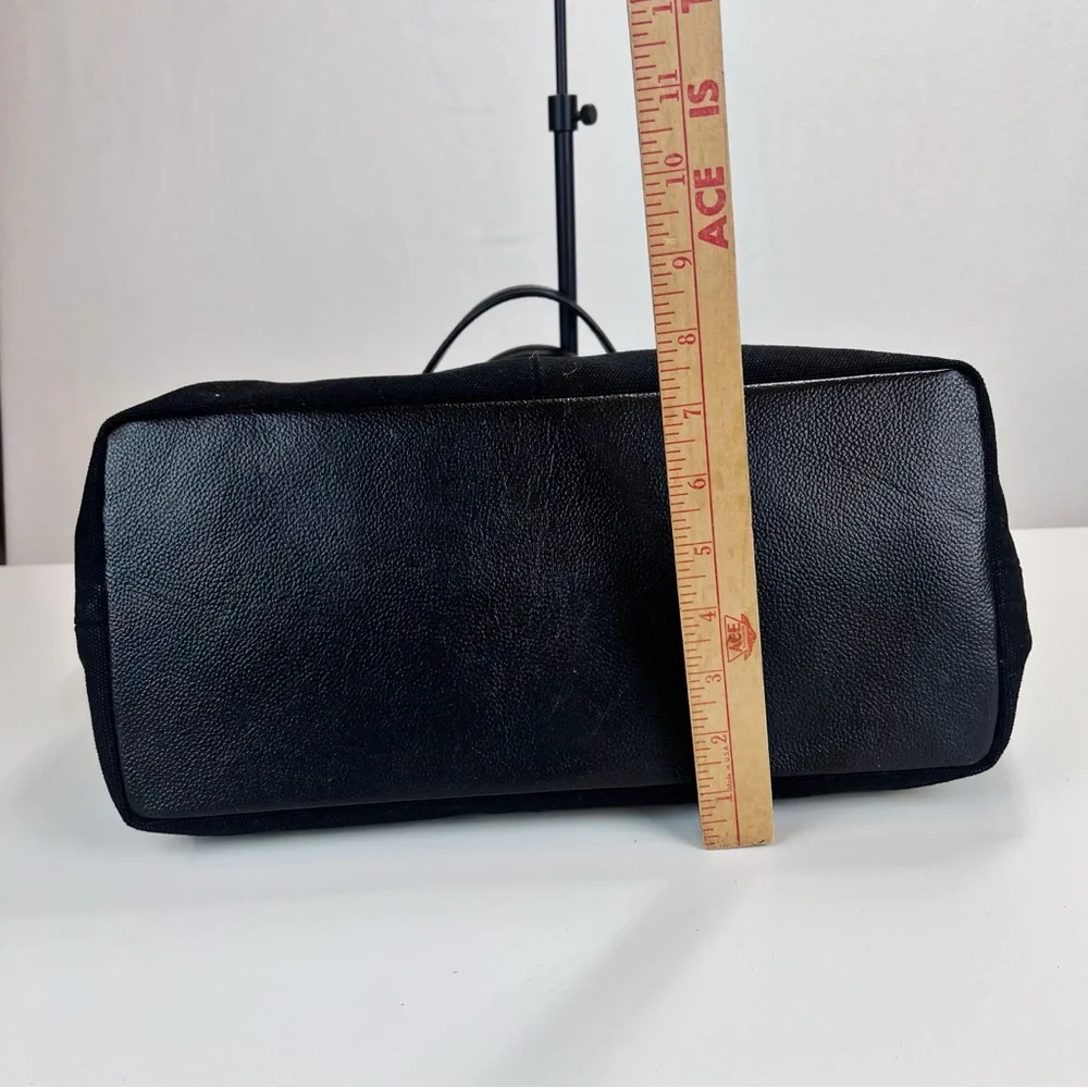 Zadig & Voltaire Mick Wings Black Tote Bag Canvas and Leather - Picture 7 of 10